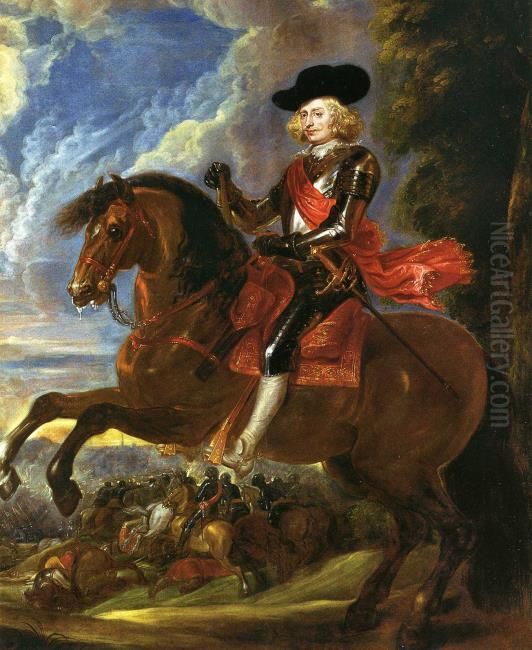 Erzherzog Ferdinand zu Pferd Oil Painting by (studio of) Rubens, Peter Paul