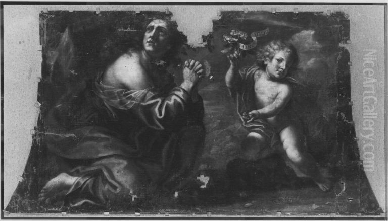 Allegorie auf die Geduld Oil Painting by Antonio Triva