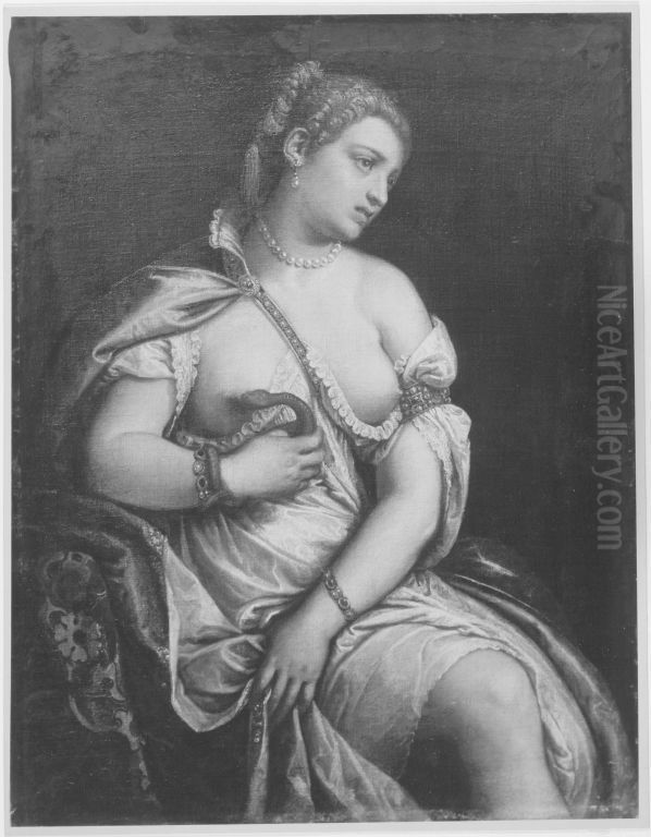 Der Selbstmord der Kleopatra Oil Painting by Paolo Veronese (Caliari)