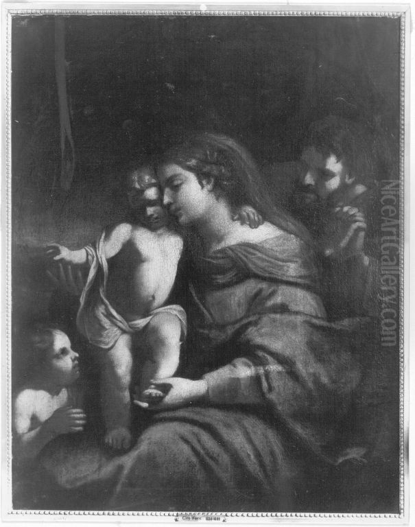 Die Heilige Familie Oil Painting by Ciro Ferri
