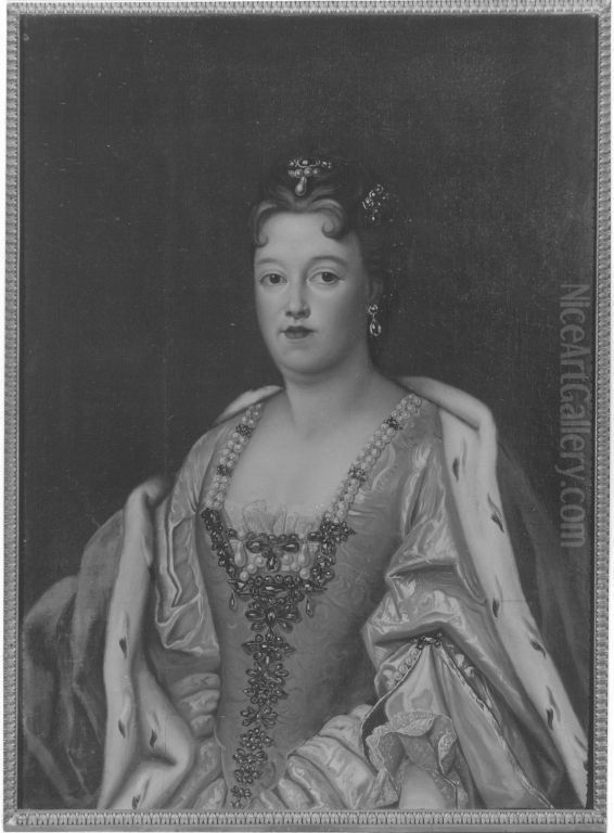 Therese Kunigunde, Gemahlin des Kurfursten Max Emanuel von Bayern Oil Painting by Joseph Vivien