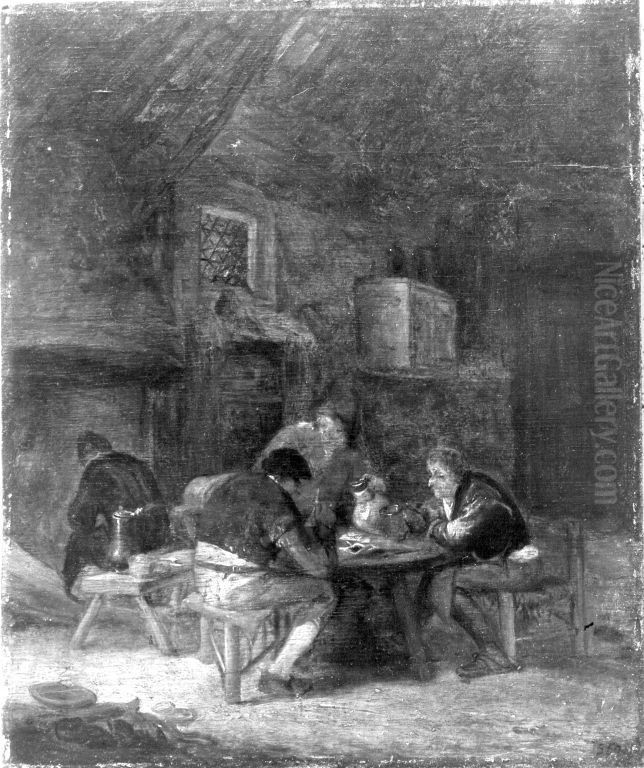 Bauernschenke Oil Painting by Adriaen van Ostade