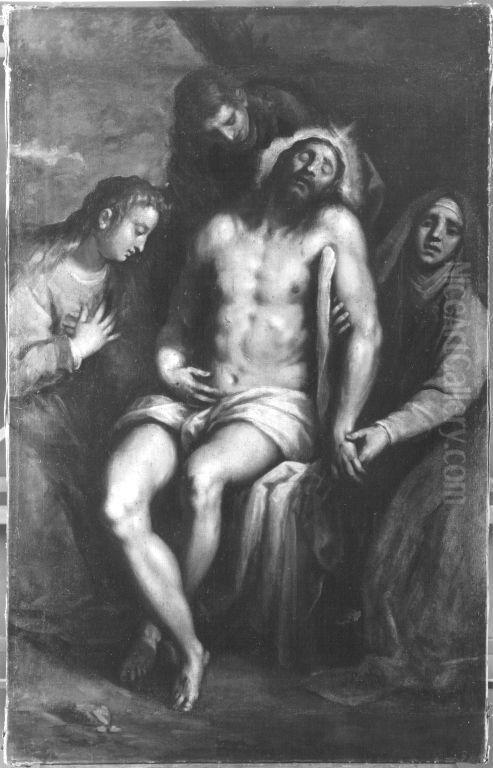 Beweinung Christi Oil Painting by Palma il Giovane