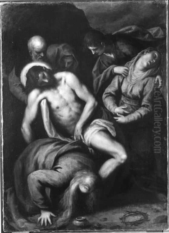 Beweinung Christi Oil Painting by Palma il Giovane
