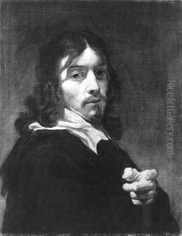 Bildnis des Baumeisters und Medailleurs Georg Pfrund (1603-1663) Oil Painting by Nicolaes de Helt Stockade