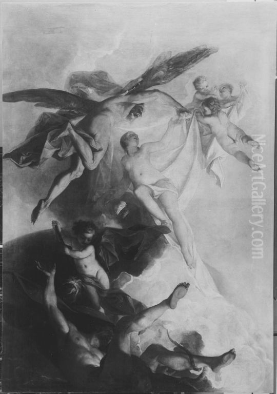 Die Zeit bringt die Wahrheit ans Licht und sturzt das Laster Oil Painting by Antonio Bellucci