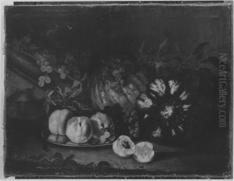 Fruchtestillleben Oil Painting by Franz Werner Tamm