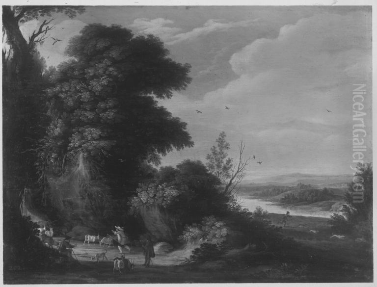 Ideallandschaft Oil Painting by Paul Bril