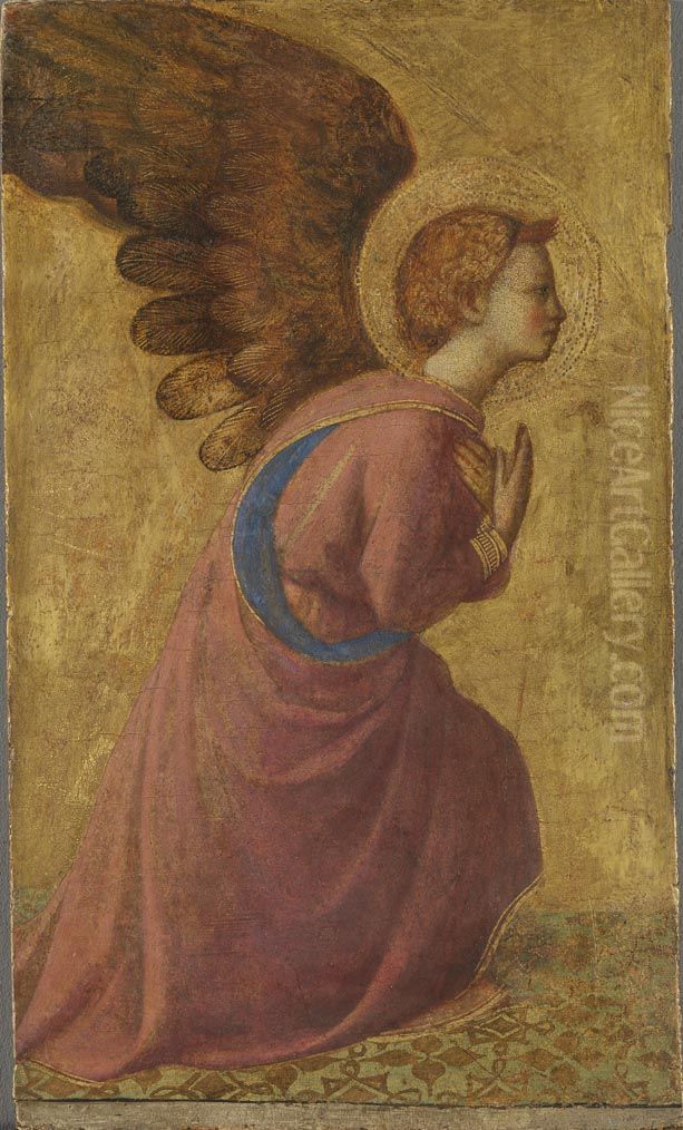 Angel of the Annunciation Oil Painting by Fra Angelico