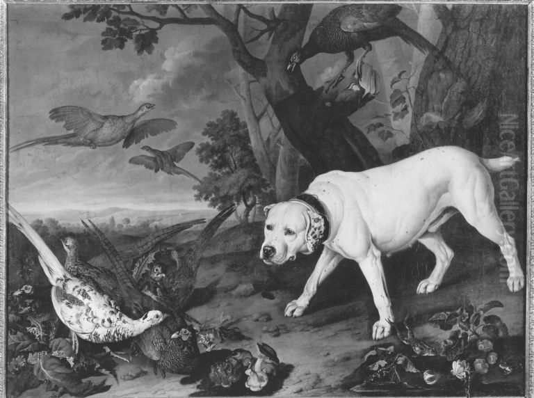 Fasanenjagd Oil Painting by Philipp Ferdinand de Hamilton