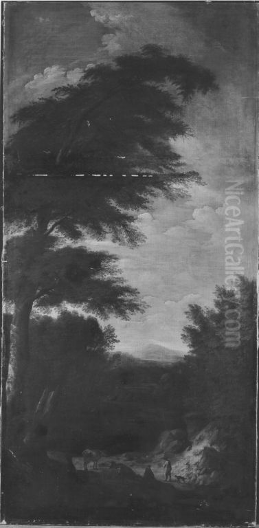 Landschaft Oil Painting by Franz Joachim Beich