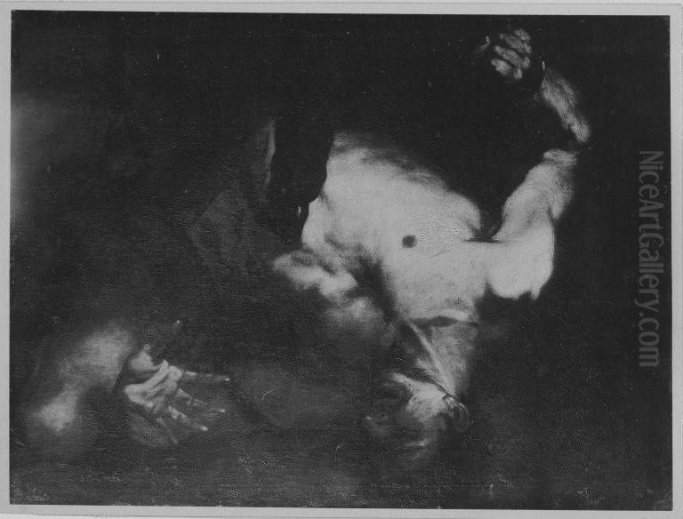 Prometheus am Felsen Oil Painting by Salvator Rosa