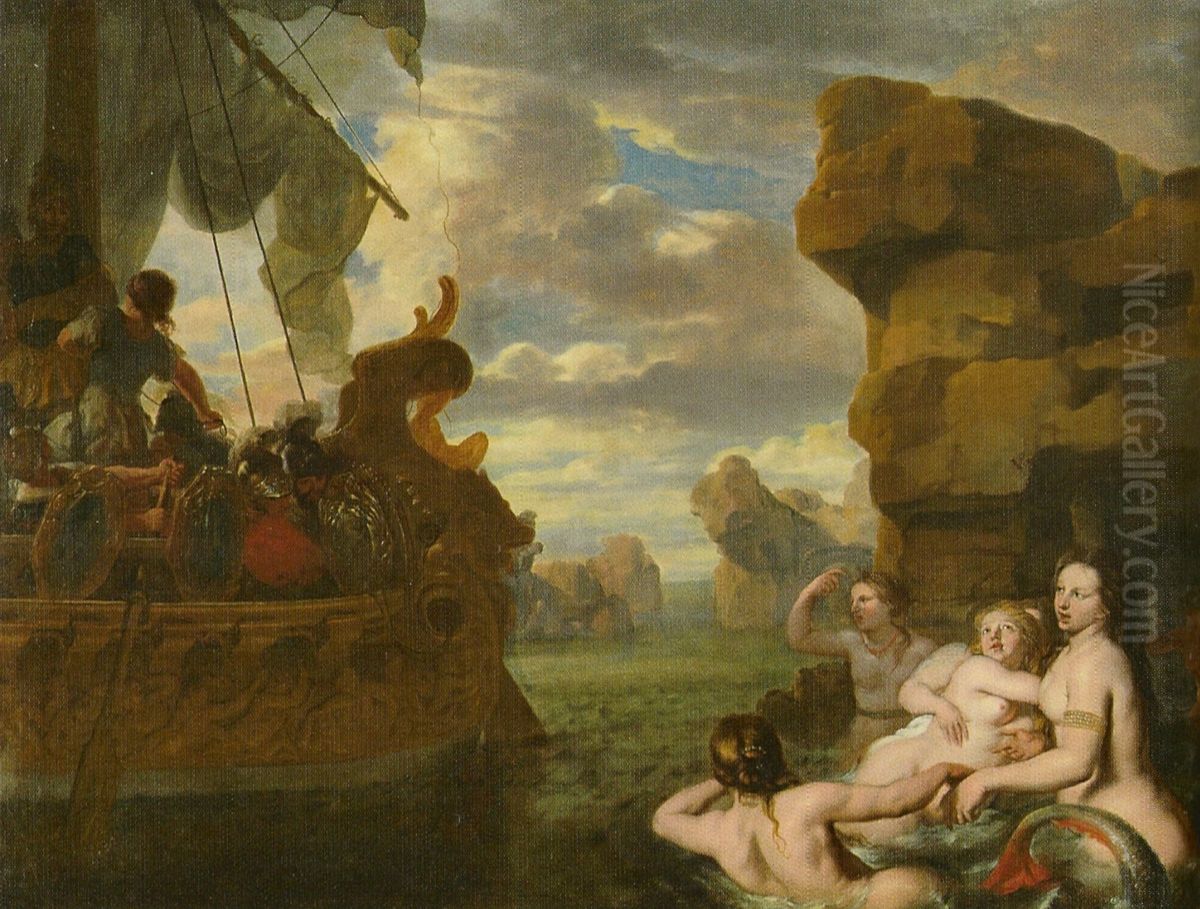 Odysseus und die Sirenen Oil Painting by Gerard de Lairesse