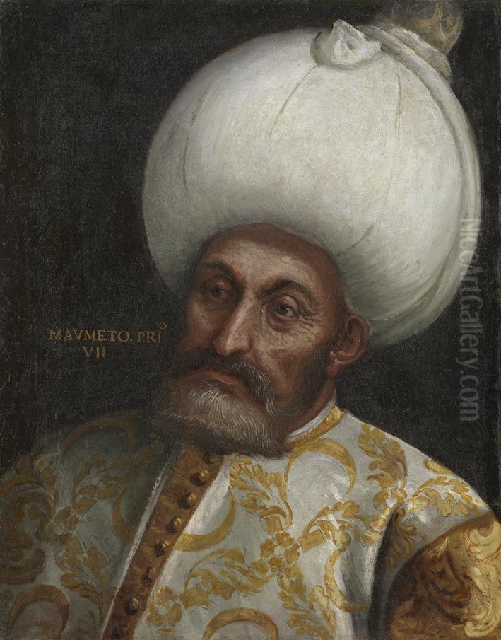 Sultan Mahomed I. Oil Painting by Paolo Veronese (Caliari)