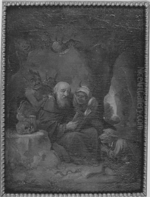 Versuchung des hl. Antonius Oil Painting by David Teniers the Younger