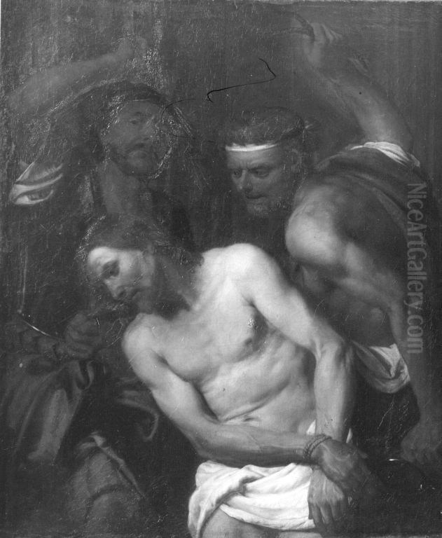 Die Geisselung Christi Oil Painting by Jan Kupecky