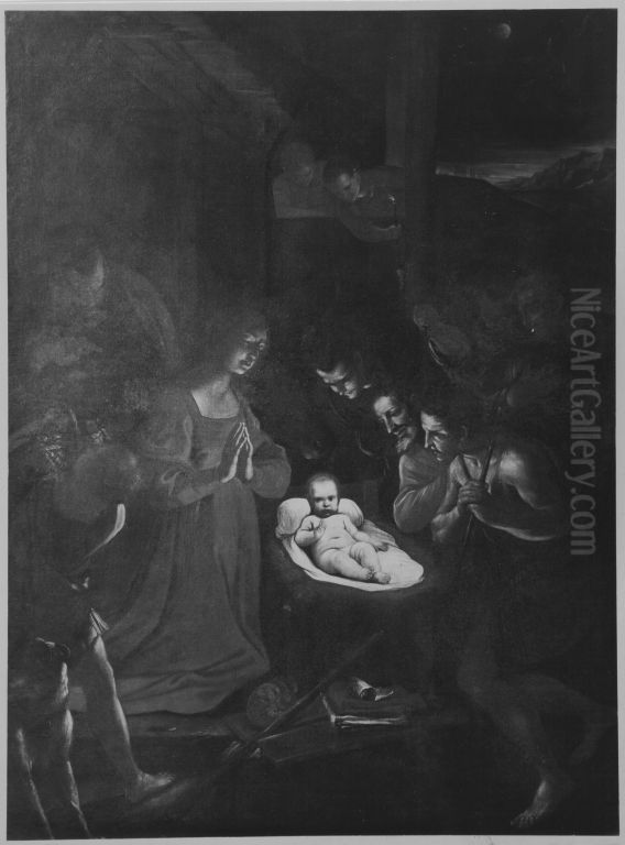 Anbetung der Hirten Oil Painting by Johann Christoph Storer