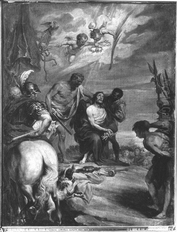 Enthauptung des hl. Jakobus Oil Painting by Cornelis Schut