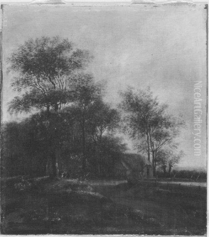 Dorflandschaft Oil Painting by Pieter van Asch