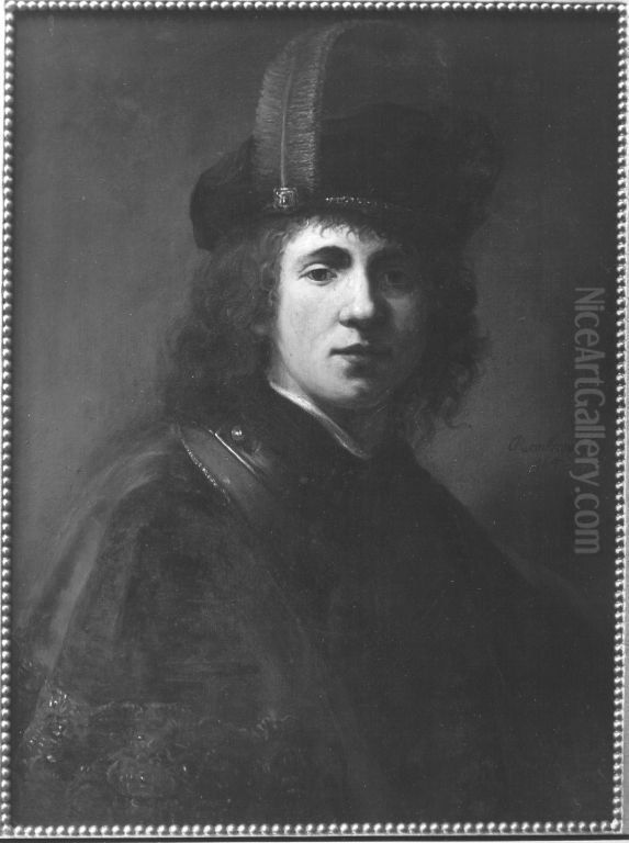 Ein junger Mann Oil Painting by Rembrandt