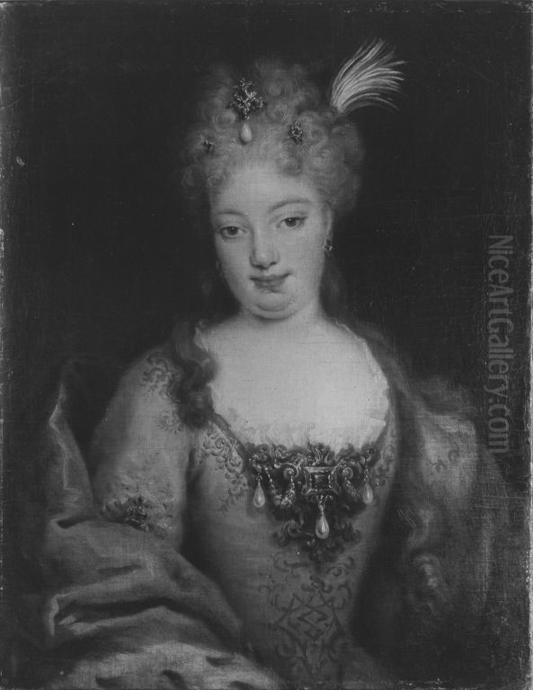 Bildnis einer Furstin Oil Painting by Georg Desmarees