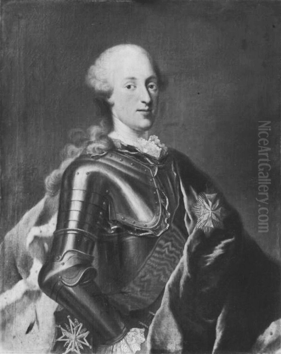 Bildnis eines sachsischen Prinzen Oil Painting by Georg Desmarees