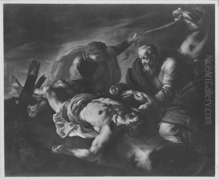 Barmherziger Samariter Oil Painting by Daniel Seiter