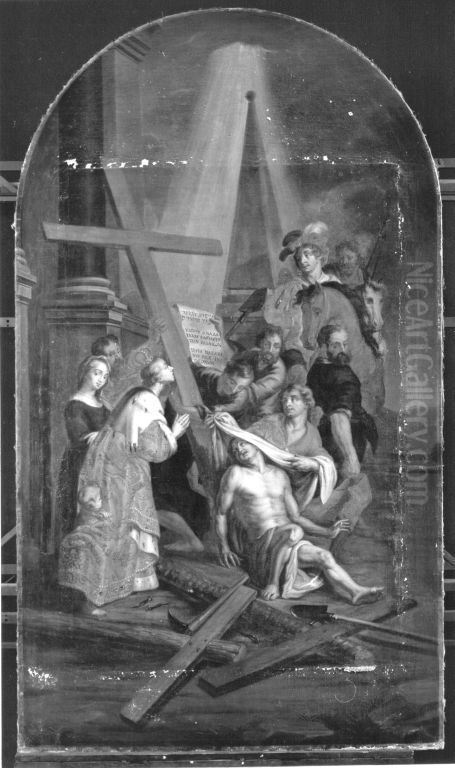 Kreuzerprobung Oil Painting by Oswald Onghers