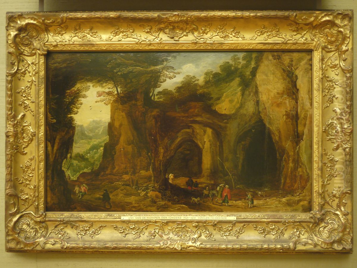 Hohlen im Gebirge Oil Painting by Joos de Momper the Younger