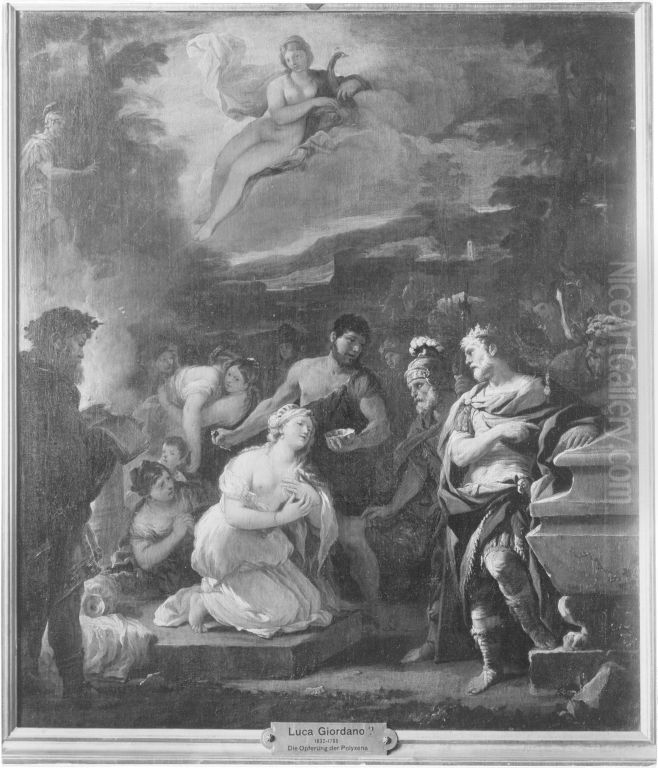 Opferung der Polyxena Oil Painting by Luca Giordano