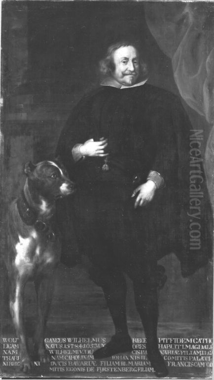 Wolfgang Wilhelm von der Pfalz-Neuburg Oil Painting by Sir Anthony Van Dyck