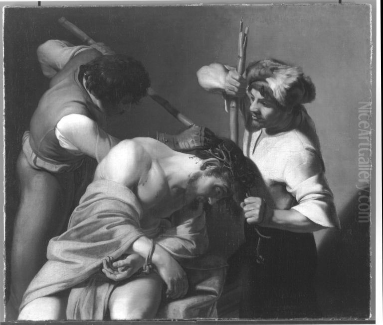 Dornenkronung Christi Oil Painting by Bartolomeo Manfredi