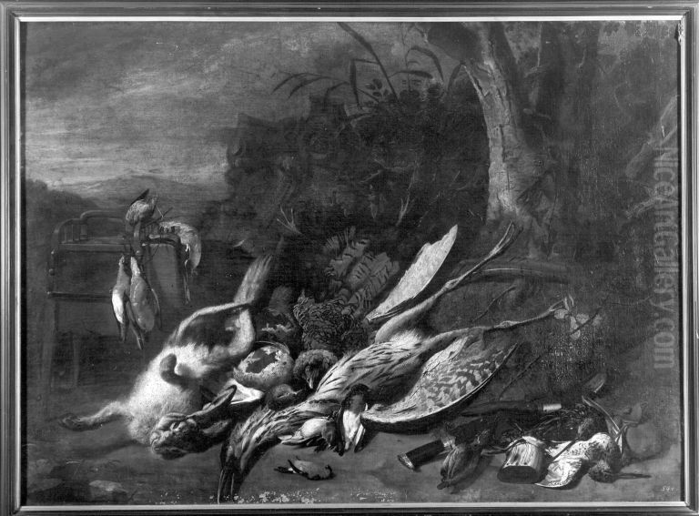 Ein toter Hase Oil Painting by Erasmus Quellinus II