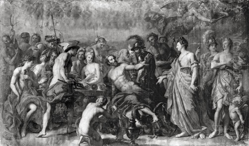 Der Erisapfel Oil Painting by Anthoni Schoonjans