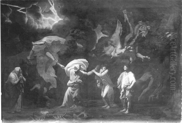 Der Zauberer Oil Painting by Bertholet Flemalle