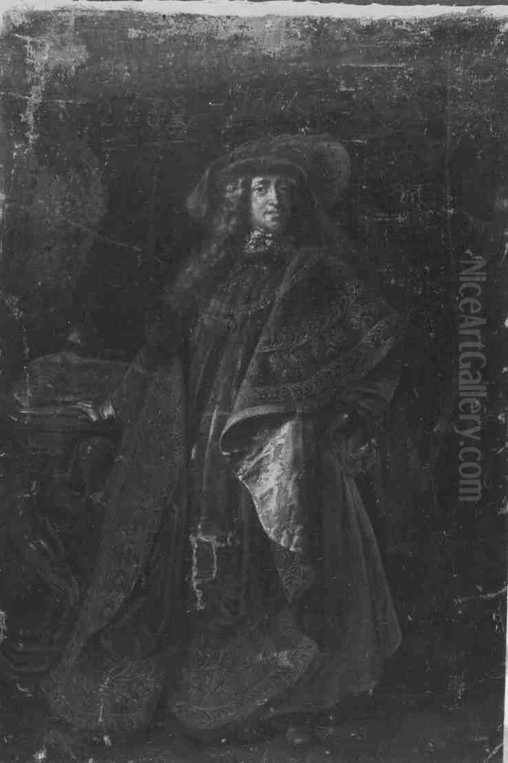 Bildnis des Kurfursten Johann Wilhelm von der Pfalz (1658-1716) Oil Painting by Jan Frans van Douven