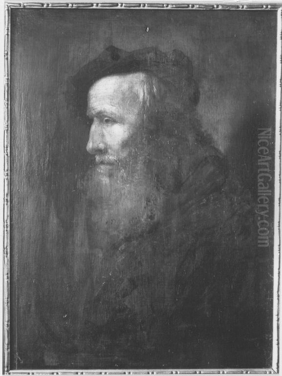 Bildnis eines graubartigen Mannes Oil Painting by Christopher Paudiss