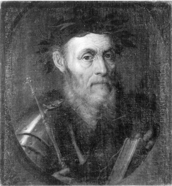 Bildnis eines Mannes Oil Painting by Giovanni Battista Moroni