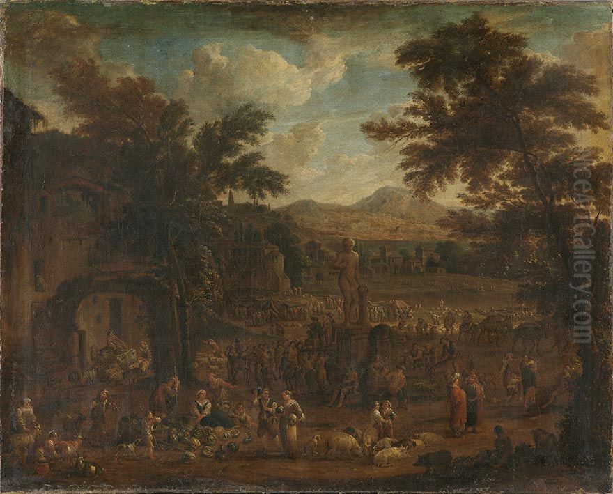 Jahrmarkt Oil Painting by Pieter Bout