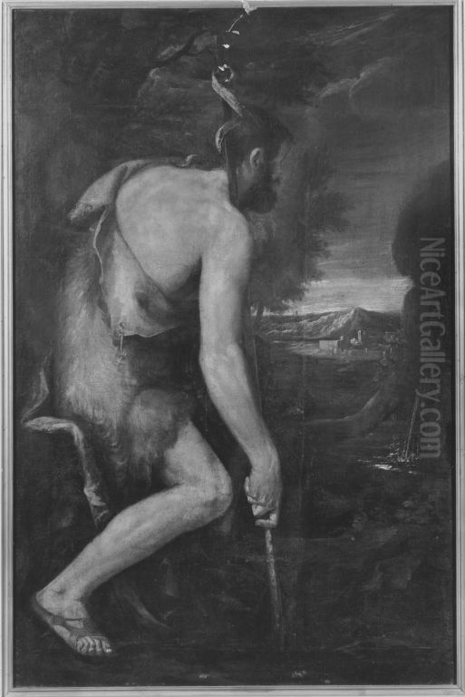 Johannes der Taufer Oil Painting by Jacopo Bassano