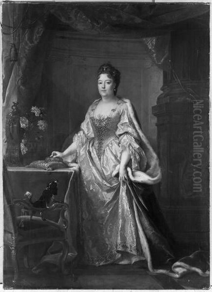 Kurfurstin Therese Kunigunde Oil Painting by Joseph Vivien