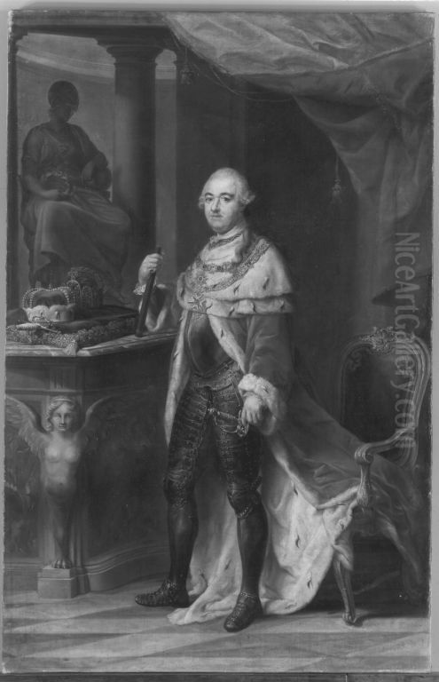 Kurfurst Carl Theodor von der Pfalz Oil Painting by Pompeo Batoni