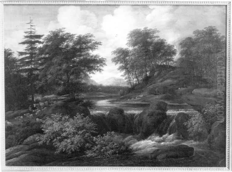 Waldlandschaft Oil Painting by Jacob Van Ruisdael