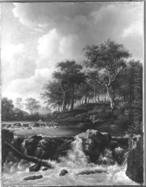 Wildbach Oil Painting by Jacob Van Ruisdael