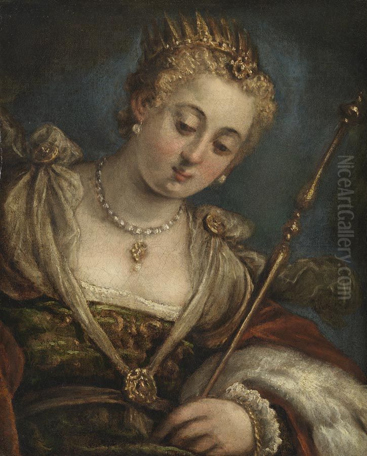 Venetia (Fragment) Oil Painting by Francesco Bassano the Younger