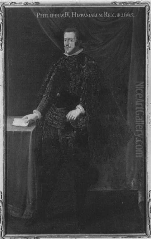 Philipp IV., Konig von Spanien Oil Painting by Diego Rodriguez de Silva y Velazquez