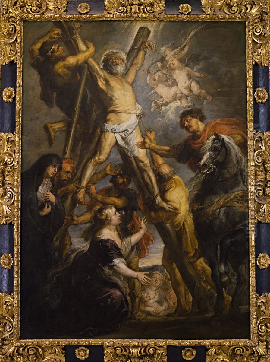 The Martyrdom of St. Andrew Oil Painting by (studio of) Rubens, Peter Paul