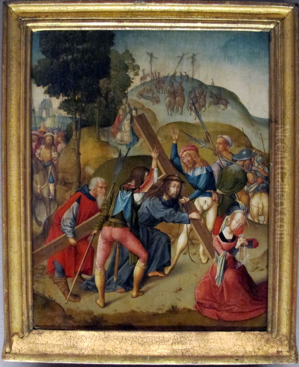 Le Portement de croix Oil Painting by Master of Delft