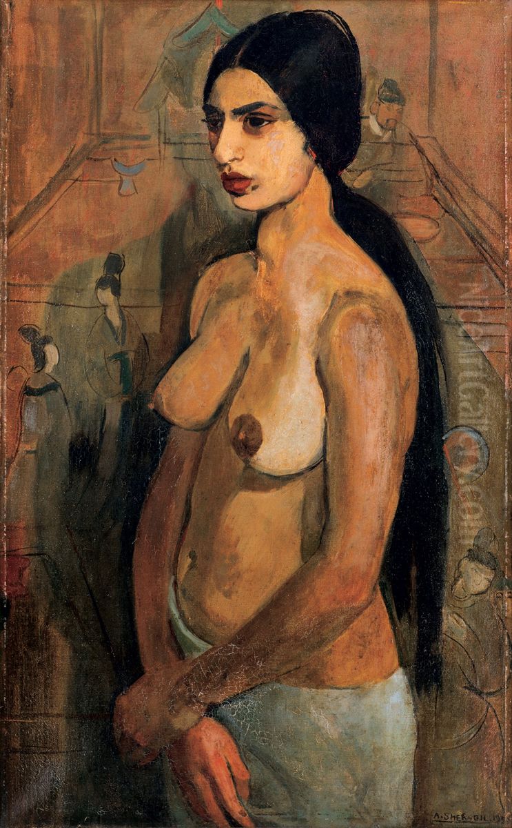 Self-portrait Oil Painting by Amrita Sher-Gil