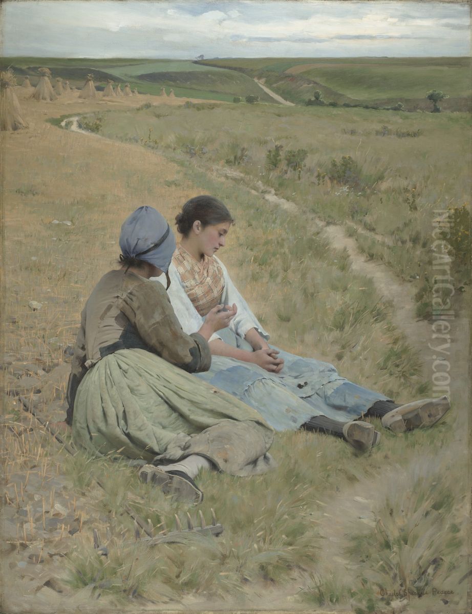 Heartbreak Oil Painting by Charles Sprague Pearce